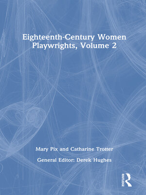 cover image of Eighteenth-Century Women Playwrights, vol 2